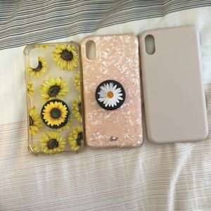 Three iPhone XR phone cases